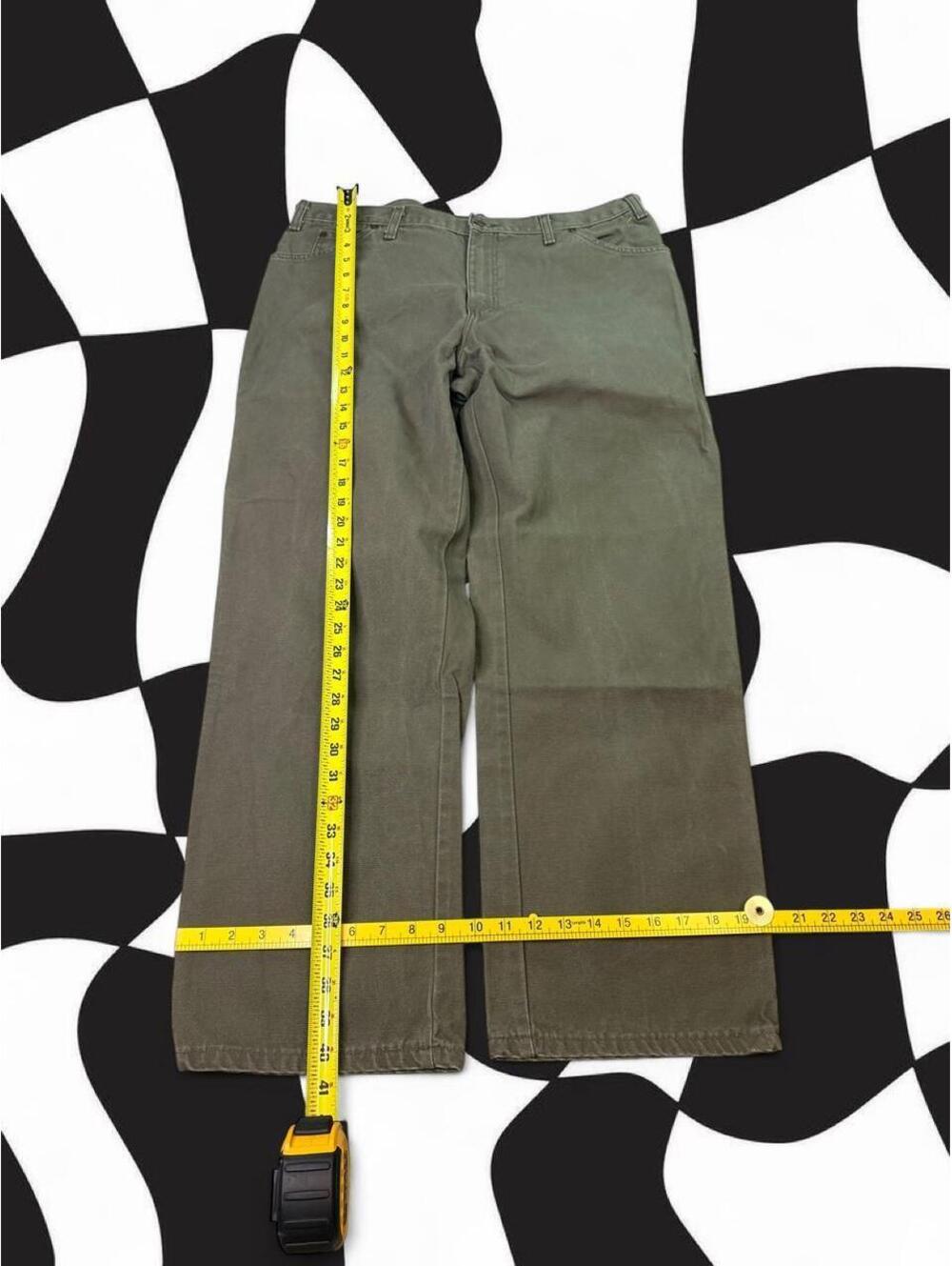 Dickies Carpenter olive Pants Mens - Picture 3 of 5